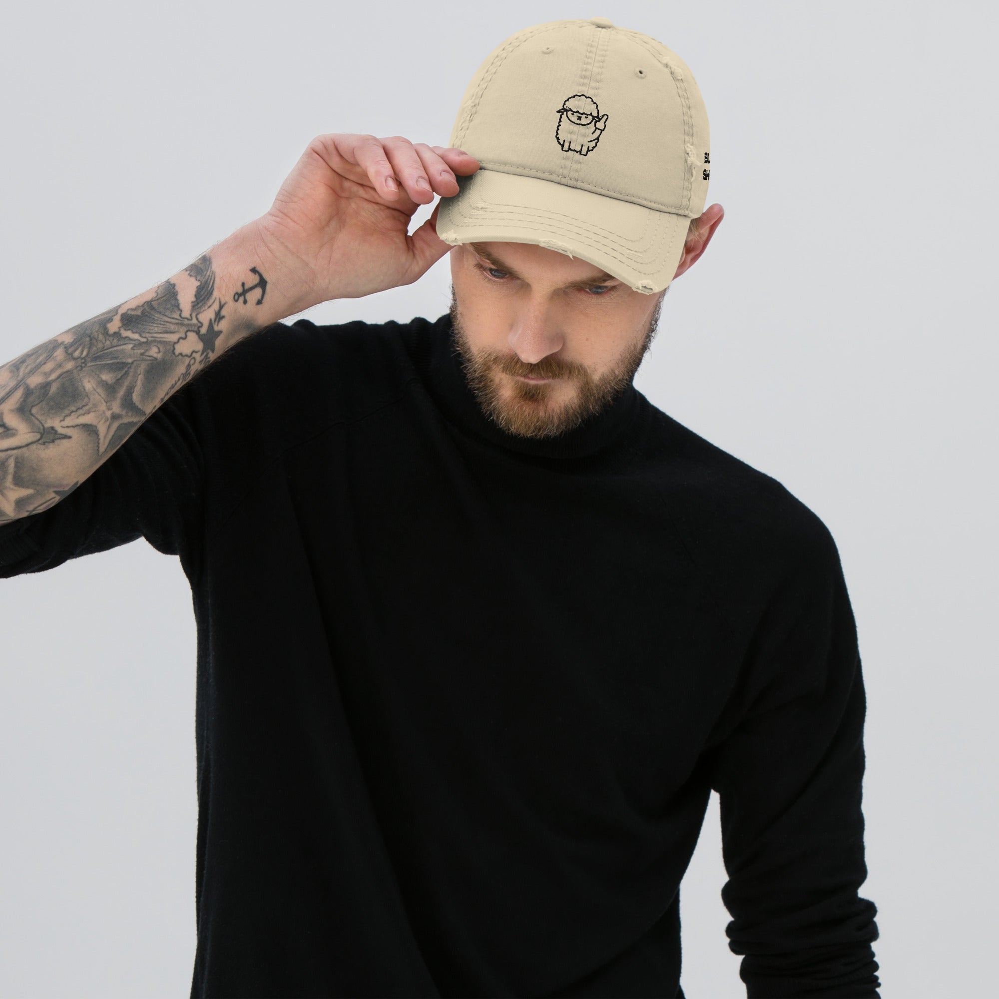 Bleep Sheep - Distressed Dad Hat