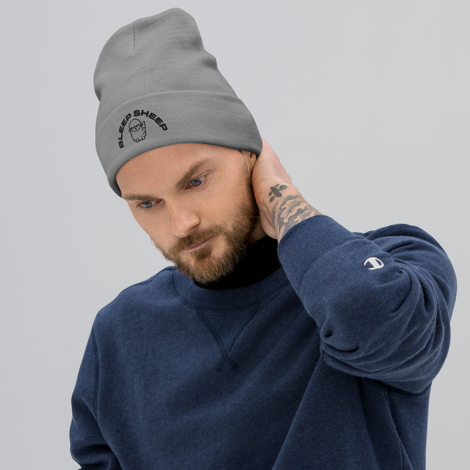 Bleep Sheep - Embroidered Beanie