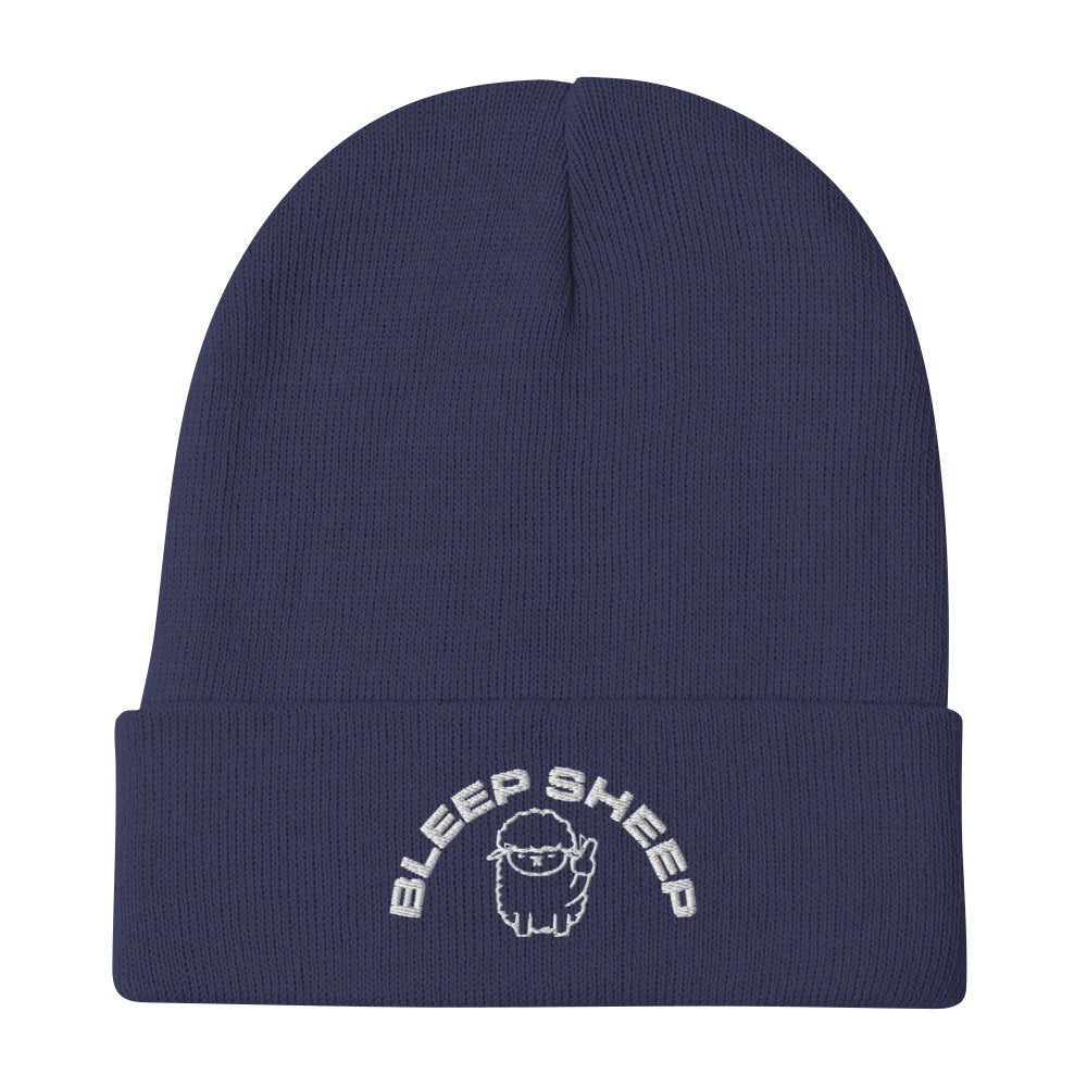 Bleep Sheep - Embroidered Beanie