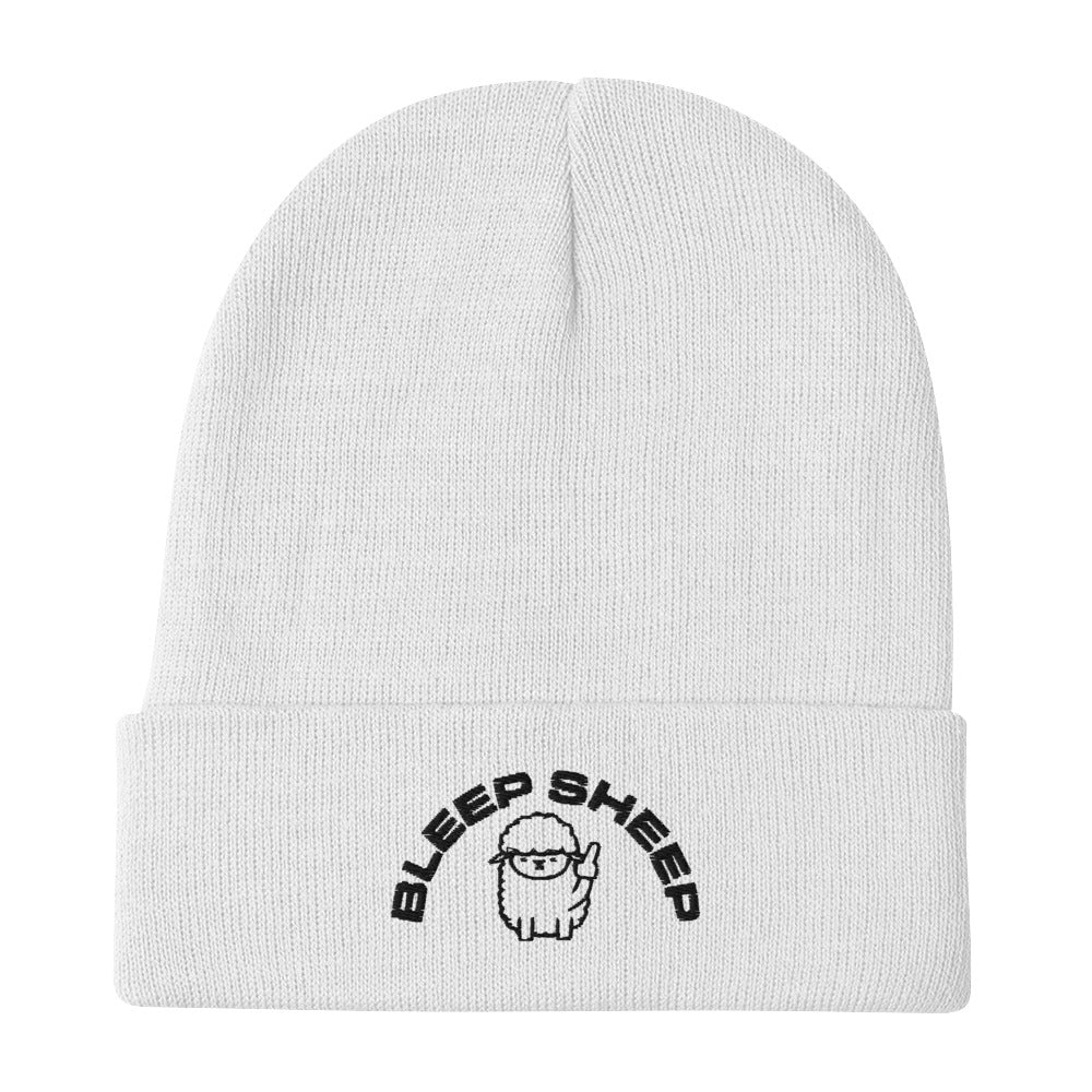 Bleep Sheep - Embroidered Beanie