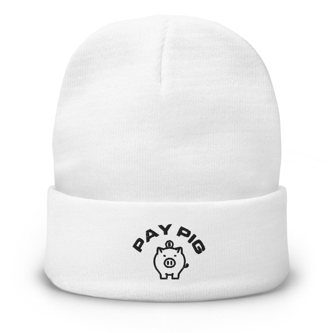 Pay Pig - Embroidered Beanie