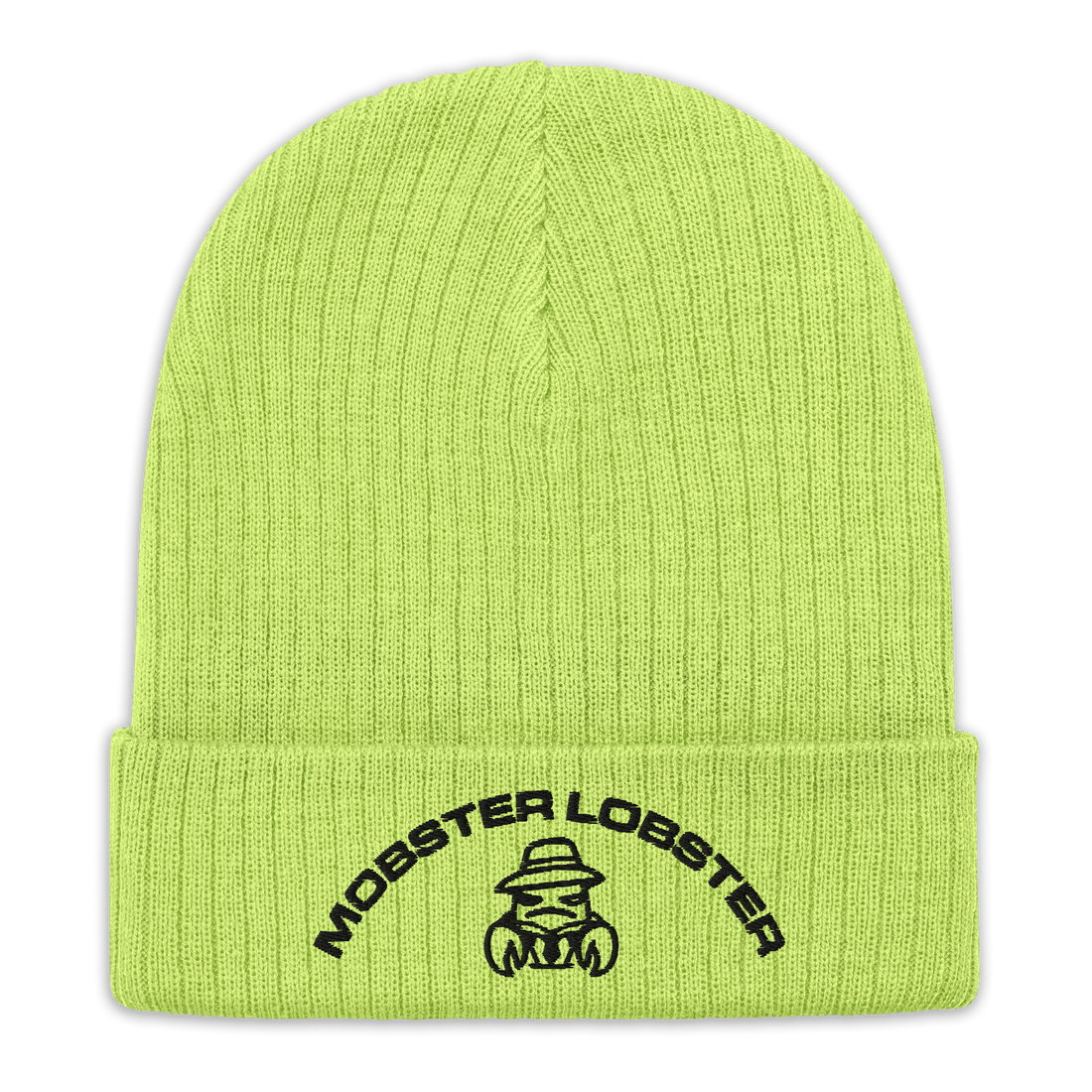 Mobster Lobster - Ribbed knit beanie
