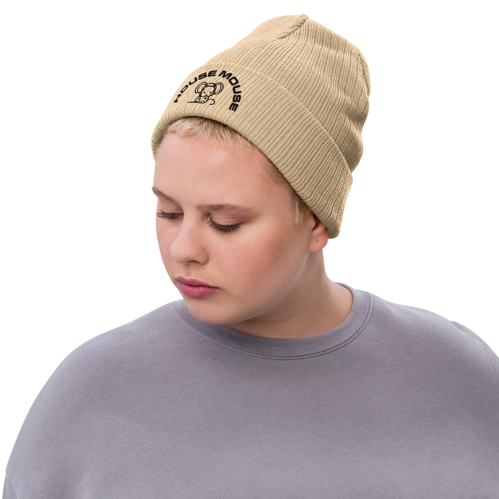 House Mouse - Ribbed knit beanie