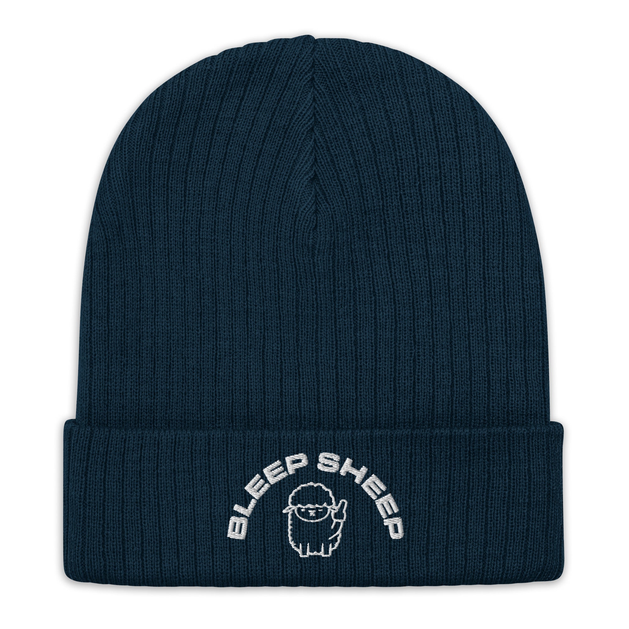 Bleep Sheep - Ribbed knit beanie