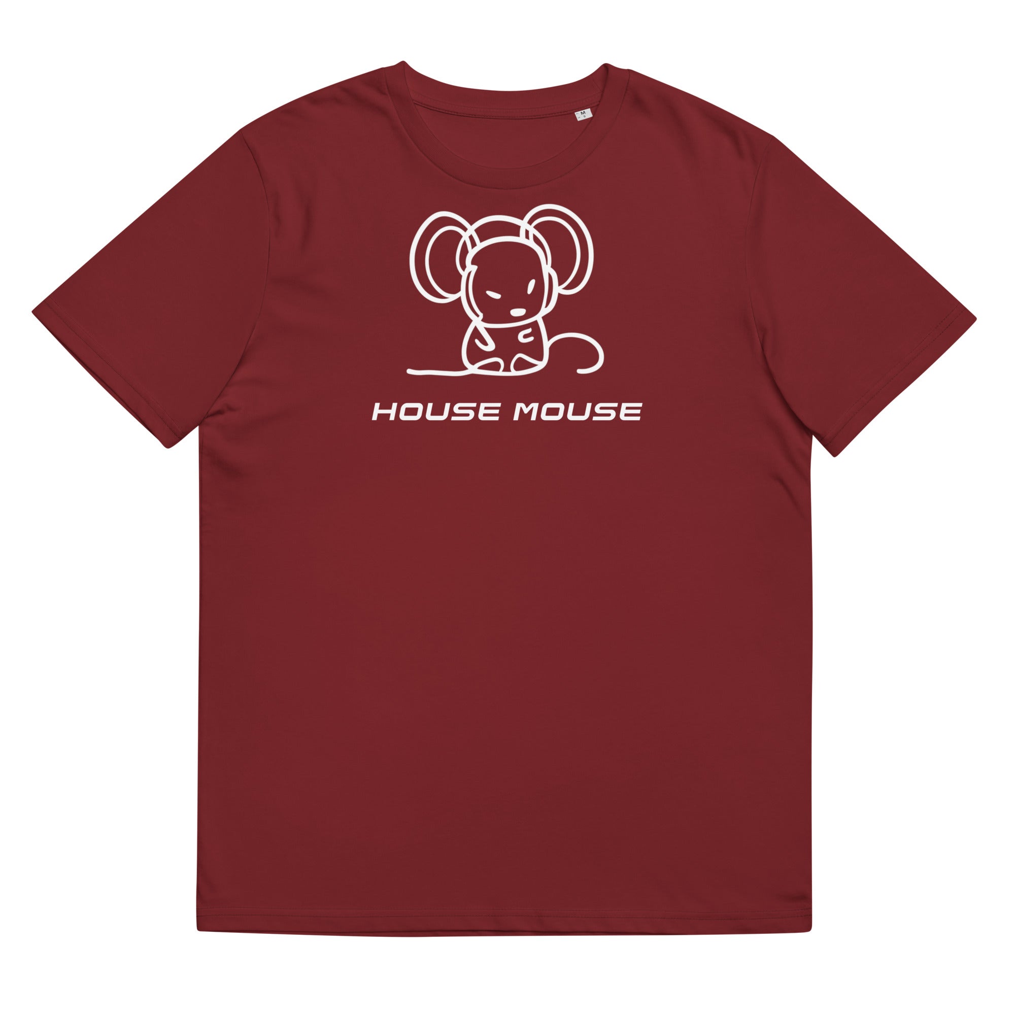 House Mouse - Unisex organic cotton t-shirt (White Mouse)