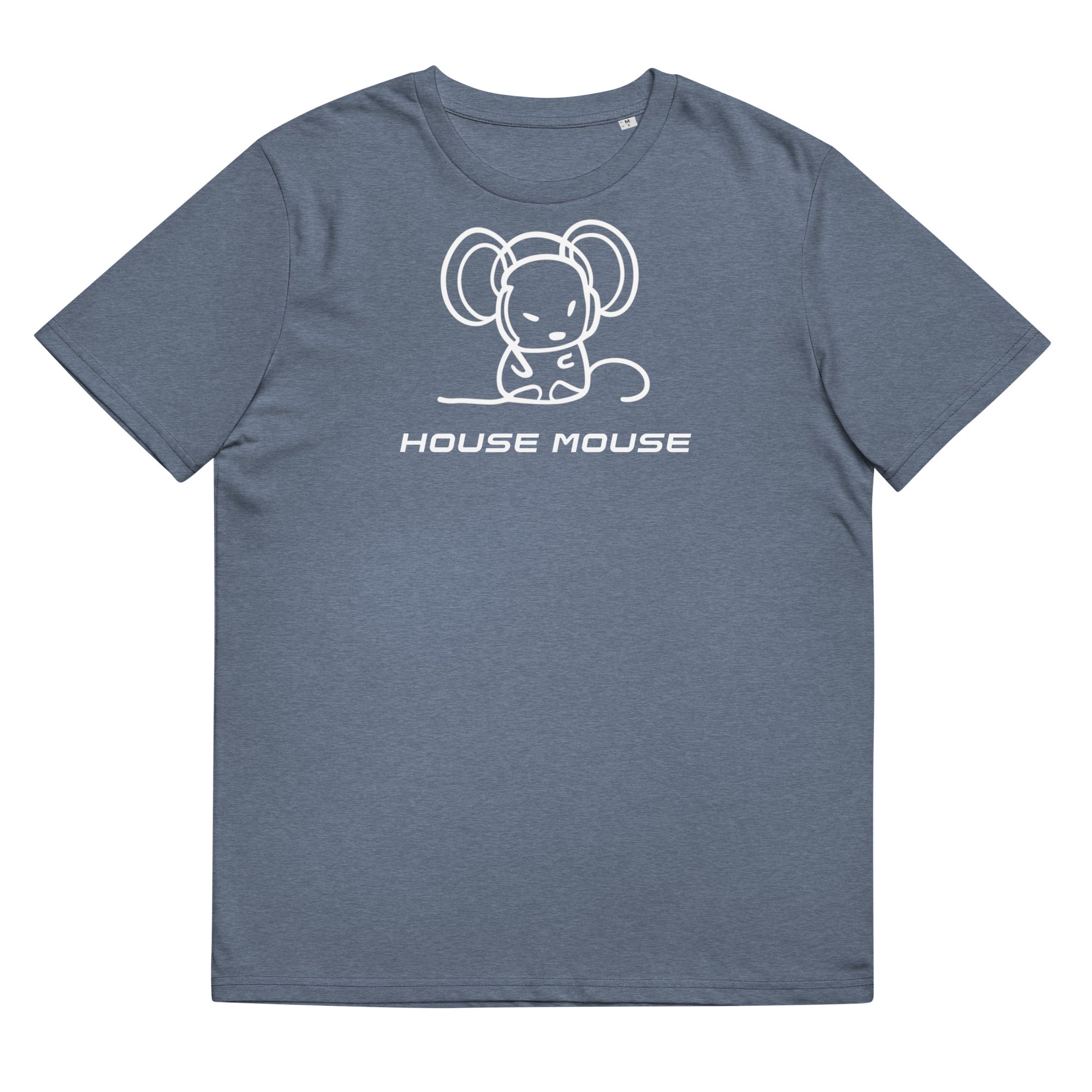 House Mouse - Unisex organic cotton t-shirt (White Mouse)