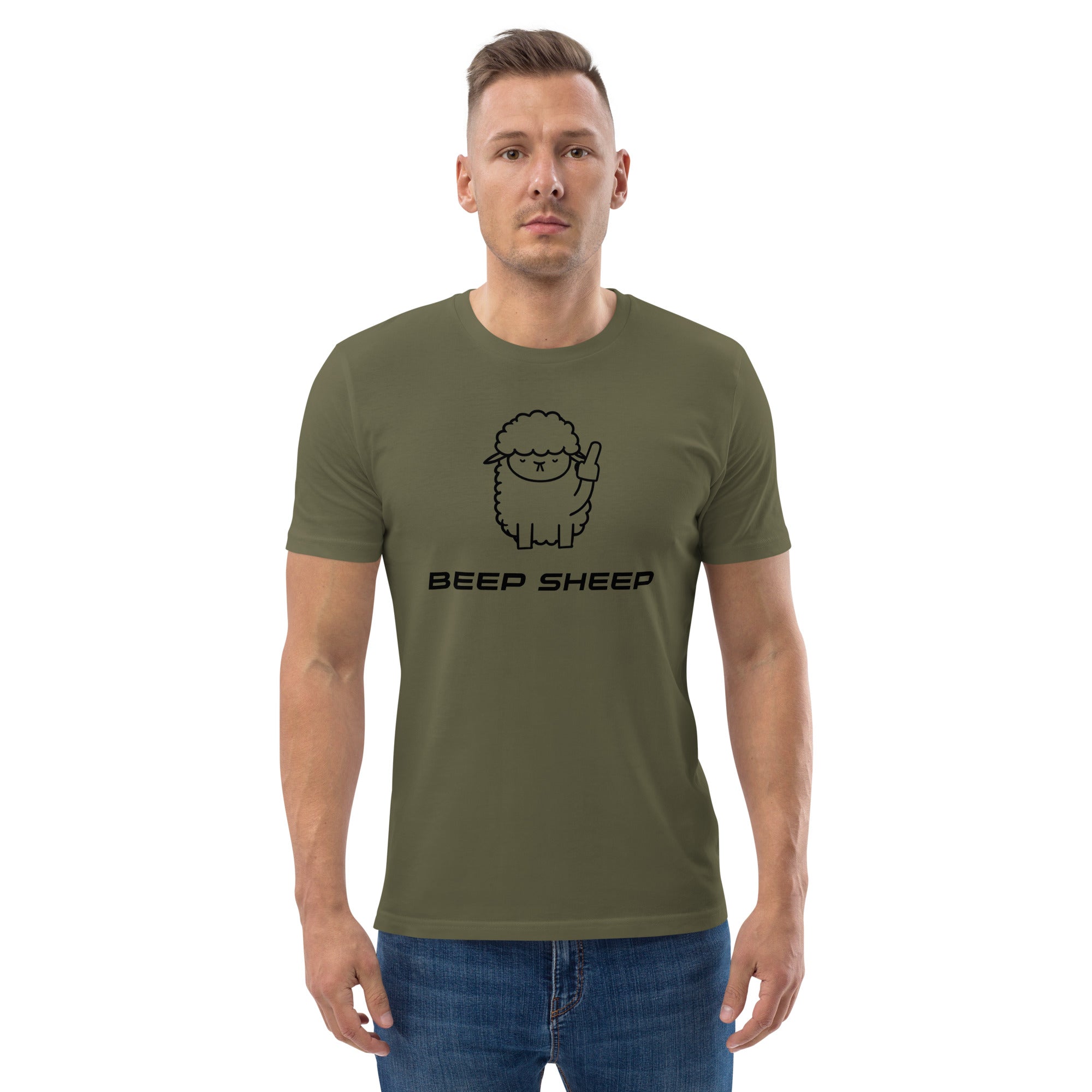 Bleep Sheep - Unisex organic cotton t-shirt
