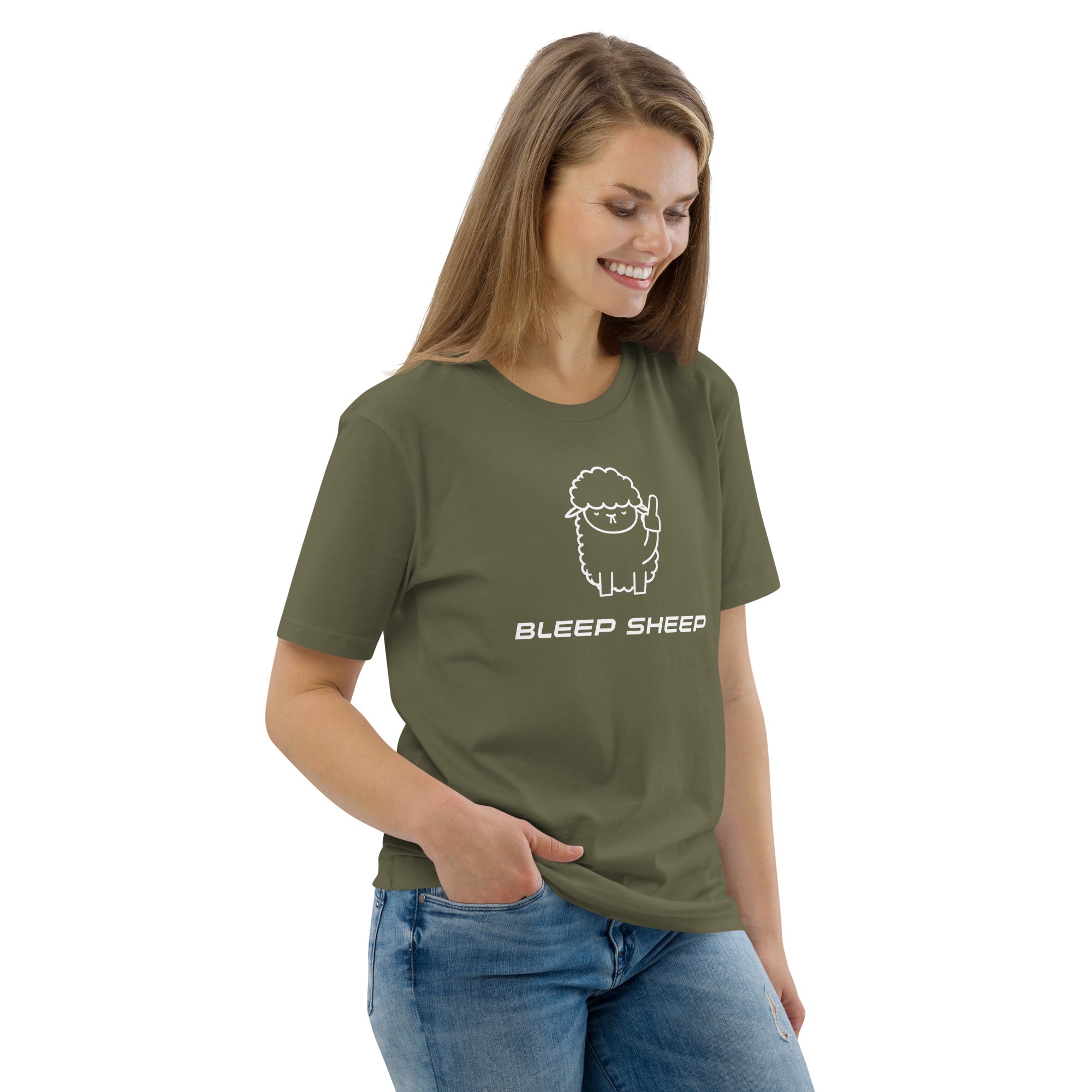 Bleep Sheep - Unisex organic cotton t-shirt
