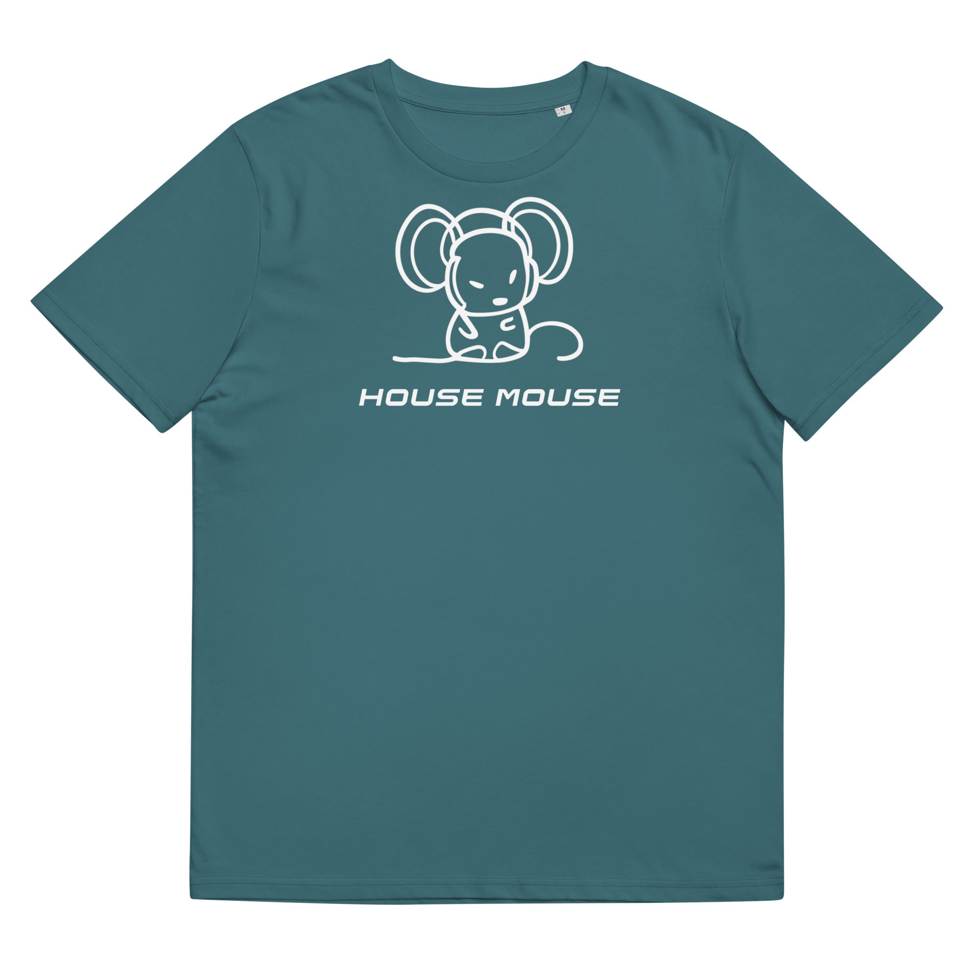 House Mouse - Unisex organic cotton t-shirt (White Mouse)