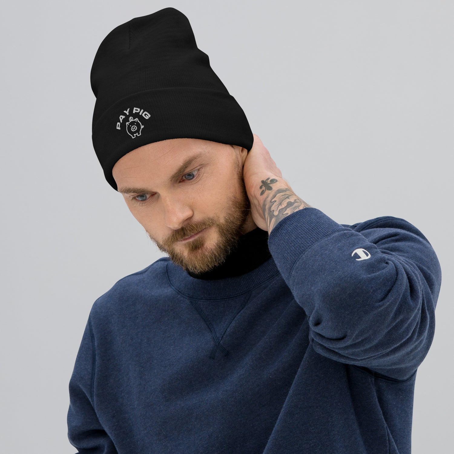 Pay Pig - Embroidered Beanie