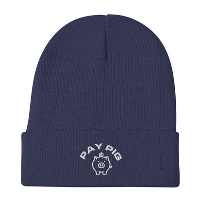 Pay Pig - Embroidered Beanie