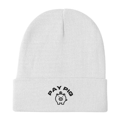Pay Pig - Embroidered Beanie