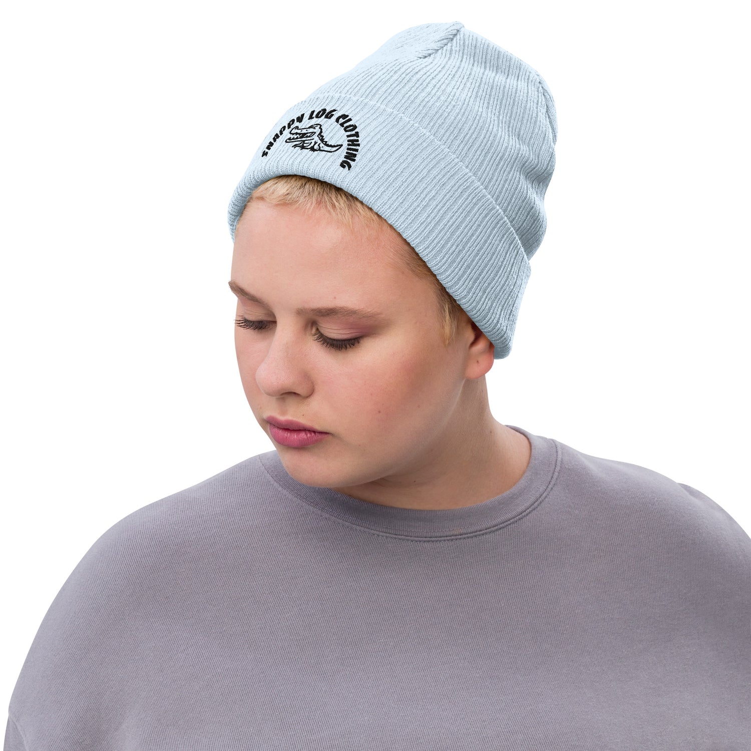 Snappy - Ribbed knit beanie